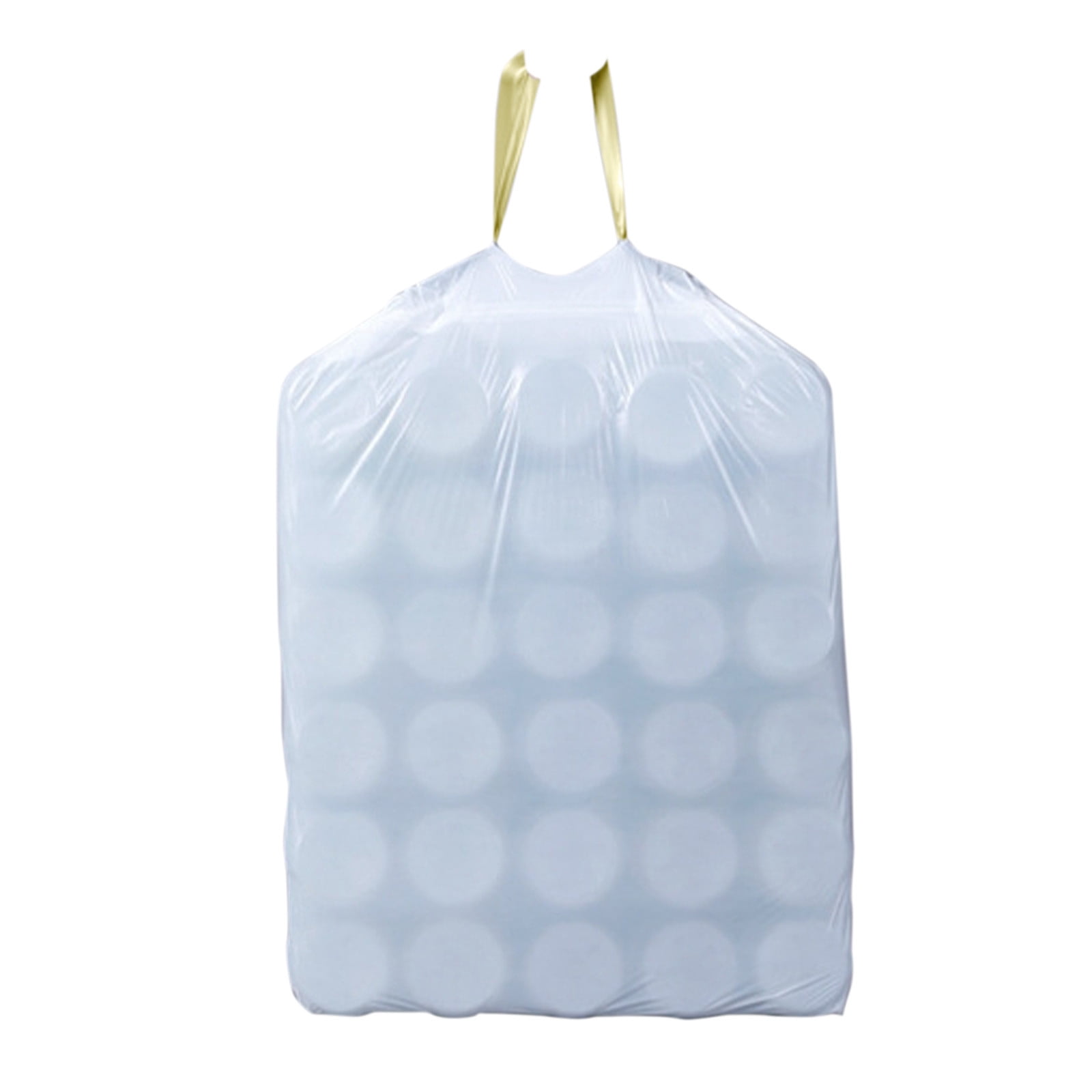 Drawstring Garbage Bags 30 Count Leak Proof Tear Resistant Large Capacity Trash Bags For Kitchen Bathroom Office Car 50X45Cm 19.69X17.72 Inches 0.53 Lb