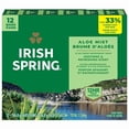 thumbnail image 1 of Irish Spring Aloe Mist Deodorant Bar Soap for Men, All Skin Types, 3.7 Ounce, 12 Bar Pack, 3.7 oz, 12 Pack, 1 of 5