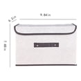 thumbnail image 2 of Organizers and Storage Foldable Storage Box With Lid 2pcs (large + Small) Fabric Storage Box With Lid, Closet Storage Box, Room Organization, Office Storage, Toy Storage Storage Bins On Clearance, 2 of 6