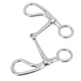 thumbnail image 4 of Horse Snaffle Bit, Durable Horse Mouth Bit Practical Stainless Steel  for Farm, 4 of 7