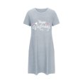 thumbnail image 5 of Amzcrzy Pyjamas pour Femmes Mode Imprimé Cœur Valentines Day Robe Décontractée Confortable à Manches Courtes Chemises de Nuit pour Femmes Valentines Day Cadeaux, 5 of 5
