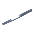 thumbnail image 1 of 20C GLADIATOR SPORT/RUBICON/OVERLAND/ECO DIESEL/MOJAVE HIGH CLEARANCE COMP REAR BUMPER CENTER SKID, 1 of 1