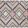 thumbnail image 4 of oneOone Organic Cotton Poplin Twill Fabric Diamond Geometric Fabric Prints By Yard 42 Inches Wide, 4 of 4