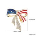 thumbnail image 3 of Patriotic Brooch Pin Elegant Lapel Jewelry For, 3 of 5