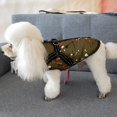 thumbnail image 3 of Dog Coat with Harness Winter Dog Coat Fleece Dog Jacket Waterproof Dog Coat Zipper Dog Jacket Puppy Coat with Reflective Harness for All Dogs Green Large, 3 of 11