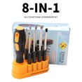 thumbnail image 2 of Werulen Complete 8-piece Multi Function Screwdriver Set, Household Disassembly Repair Tool, Precision Hardware Kit, DIY Home Improvement Accessory, Daily Maintenance Essential, 2 of 9
