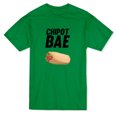 thumbnail image 1 of Chipotle Burrito ChipotBae Graphic Men's Kelly Green T-shirt, 1 of 1