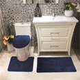 thumbnail image 1 of Kashi Home RS057029 Connie Bath Mat Set, Navy - 3 Piece, 1 of 1
