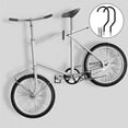 thumbnail image 4 of TIELUTT Garage Dip Hook Bike Hook Wall Hook Storage Hook Bike Metal Hook Small Saddle Bag Rack Bike for Car Cargo Bike Road Bike Saddle Bag under Seat Bike Bags, 4 of 4