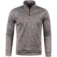 thumbnail image 1 of ORUYROP Sweat à Capuche Zippé pour Hommes, Mode Automne/hiver 2023, Veste Décontractée à Manches Longues, 1 of 4
