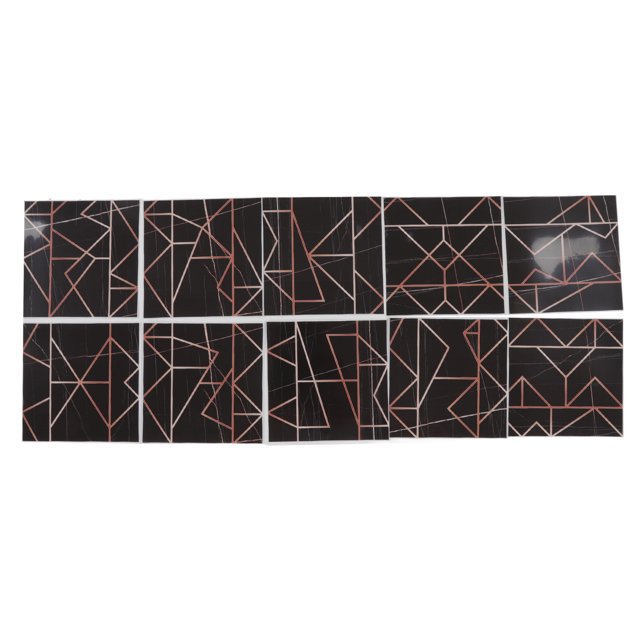 Tile Sticker, 10 Pcs Wall Tiles Sticker Self Adhesive Backing 15x15cm For Bars
