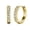 Yellow Gold, variant on Cate & Chloe Lydia 18k Yellow Gold Plated 16mm Hoop Earrings with Swarovski Crystals Gift for Women