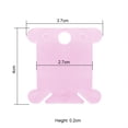 thumbnail image 3 of Embroidery Thread Winding Card Organizer Cross-stitch Line ;embroidery thread bobbin card Thread Bobbin Plastic Card, Pink, 100pcs, 3 of 8