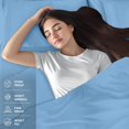 thumbnail image 4 of King Bed Sheet Set Piece Bedding Soft Brushed Microfiber Fabric Shrinkage & Fade Easy Care (), 4 of 7