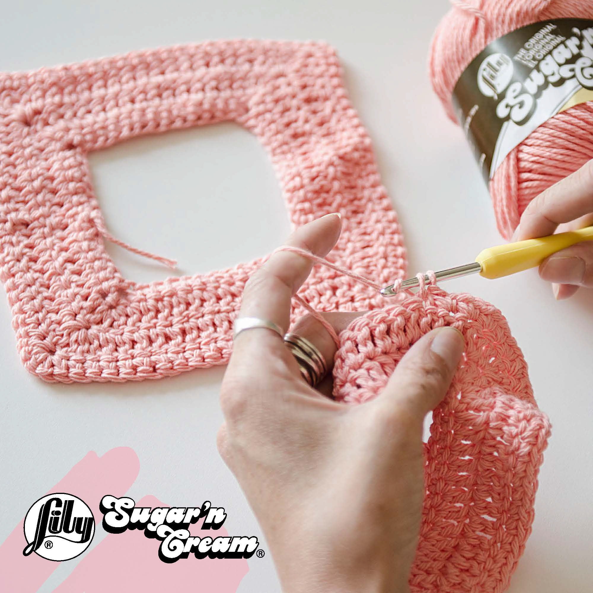 Lily Sugar N Cream® Snc Sb™ #4 Worsted (Medium) Cotton Yarn, Ecru 2.5oz/70.9g 120 Yards