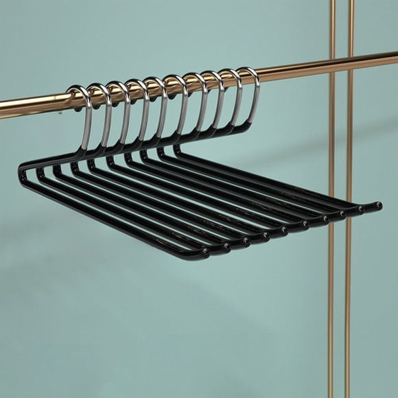 tumgatte Swan-shaped Trouser Hanger 2-shaped Trouser Hanger Household Non-slip Stainless Steel Wardrobe Storage Artifact Up to 45% off
