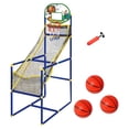thumbnail image 3 of DYNWAVECA Ensemble de Jeu de Basketball d'Arcade Intérieur Extérieur Pompe à Air Incluse Jouet de Sport Hauteurs Réglables pour Garçons Enfants Cadeau Jeu Familial Machine de Cour et 3 Ballons, 3 of 10