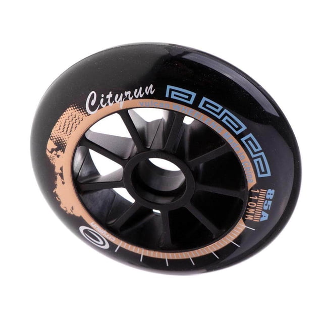 VONKY Roues de Patinage de Vitesse Extérieur Intérieur Roues de Patin en Ligne Outil 110mm Noir