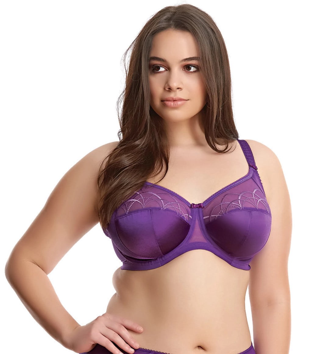 Elomi Womens Cate Underwire Full Cup Banded Bra, 38DD, Pansy