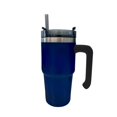 thumbnail image 1 of JS Gourmet - Tasse de Voyage en Acier Inoxydable Isolée à Double Paroi, Capacité de 600 ml, Bleu, 1 of 1
