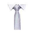 thumbnail image 4 of 1 Set Tie, Pocket Square And Cufflinks Set, Men's 8cm Polka Dot Necktie Suitable For Holidays, Weddings And Work, 4 of 4