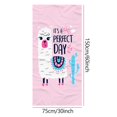 thumbnail image 4 of Sandproof Beach Blanket Lightweight Microfiber Beach Towel Super Lightweight Colorful Bath Towel Sandproof Beach Blanket Multi-Purpose Towel for Travel Swimming Pool 30X60 Inch, 4 of 4