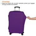 thumbnail image 3 of Unique Bargains Elastic Silk Travel Luggage Cover, Washable Protective Suitcase Protector Bag Purple for 20 Inch Wheeled Suitcase, 3 of 5