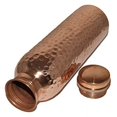 thumbnail image 4 of SAI DECORATIVE Hammered Copper Water Bottle 1 Liter (Pic-1), 4 of 5