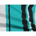 thumbnail image 4 of oneOone Rayon Turquoise Blue Fabric Stripes Sewing Material Print Fabric By The Yard 56 Inch Wide-2F6, 4 of 4