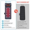 thumbnail image 3 of Comfier Full Body &Back Massage Mat with Heat,Detachable Shiatsu Neck Pillow, Foldable Chair Pad Gift for Family Dad Mom, 3 of 11