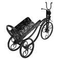 thumbnail image 3 of Wine Rack, Wine Bottle Stand, Tricycle Shape Displays And Stores Bike Shape Art For Bar Counter Home Decor Black, 3 of 8