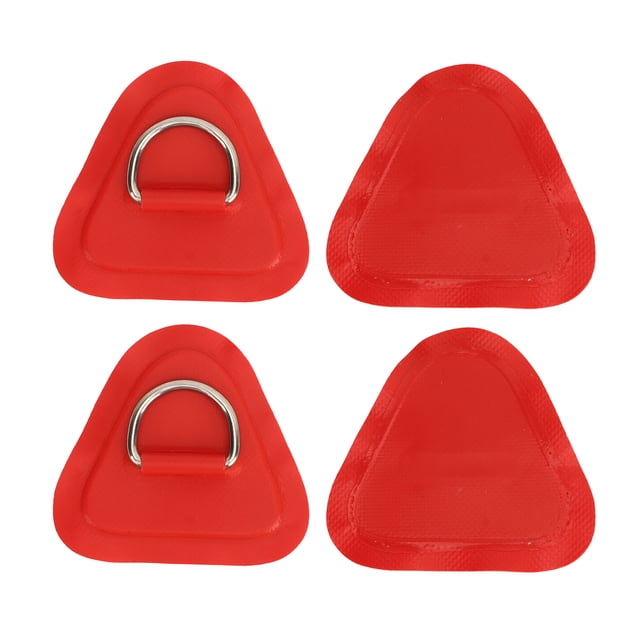 4 Pcs D Patchs, Stainless Steel D Pad Accessories For Inflatable Boat Kayak Surfboard Paddle Board Dinghy SUP