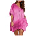 thumbnail image 1 of Ketyyh-chn99 Vêtements pour Femmes T-Shirts Décontractés Amples pour Dames Hauts d'Été Décontractés T-Shirts Tuniques Coupe Ample Rouge,G, 1 of 4