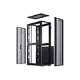 thumbnail image 1 of CyberPower Carbon CR42U11001 - Rack cabinet - black, RAL 9005 - 42U - 19", 1 of 5