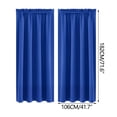 thumbnail image 3 of Wzzjkit Rideaux pour Chambre - Occultants Réduisant le Bruit - Stores de Fenêtre en Soie de Couleur Unie pour Chambre - Protection Isolation Thermique Insonorisation Rideau Occultant 42x72 Po, 3 of 4