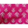 thumbnail image 4 of oneOone Cotton Poplin Fabric Leaves & Floral Block Decor Fabric Printed BTY 56 Inch Wide, 4 of 4