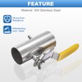 thumbnail image 3 of 1.5 Inch Duct Backdraft Damper, Manual Adjustment Airflow Volume Damper for Vents Fans Extractors Range Hoods Heating Systems, 3 of 7