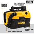 thumbnail image 2 of Dewalt Aspirateur Eau et Poussière Sans Fil/câblé 18/20 V MAX, 2 of 4