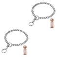 thumbnail image 2 of Baohd Pet Walking Chain Lightweight And Sturdy Metal Collar For Comfortable Pet Walks Dog Chain Collars 2Set, 2 of 6