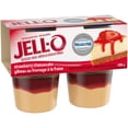 thumbnail image 4 of Jell-O Strawberry Cheesecake Flavour Refrigerated Cheesecake Snacks, 4 ct Cups, 4 of 4