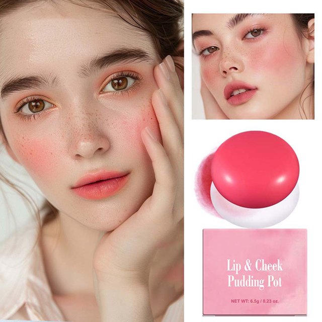 WIFKLSIIPG Éclat avec Notre Boue à Lèvres Joue pour un Style Naturel
