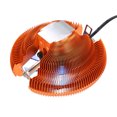 thumbnail image 4 of Amdohai Refroidisseur Hydraulique CPU Ventilateurs de Caloduc Silencieux Dissipateur de Chaleur Remplacement pour Intel 1366 LED Light, 4 of 7