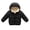 Black, variant on Toddler Winter Coats Children Warm Coat Winter Baby Girls Boy Plus velvet thickening Hooded Jacket Cotton-padded Coat 2-6T Toddler Kids Clothing