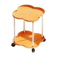 thumbnail image 3 of Sentmoon Petite Table Basse Table d'Appoint Étagère de Rangement Table Basse Table de Chevet Chariot de Rangement Support de Rangement Mobile pour Chambre Salon Bureau Assemblage Requis, 3 of 7