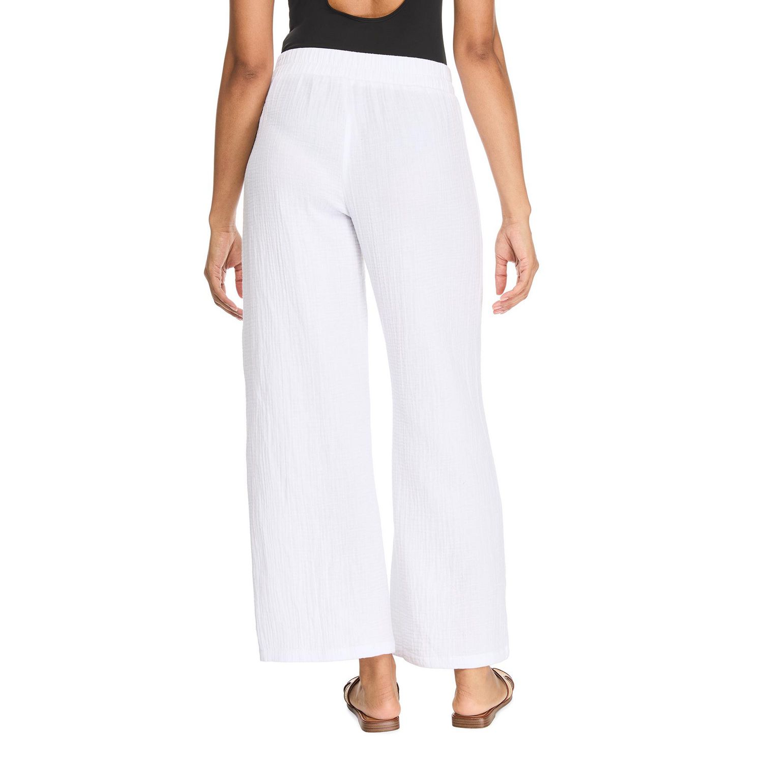 Pantalon couvre-maillot en gaze George pour femmes