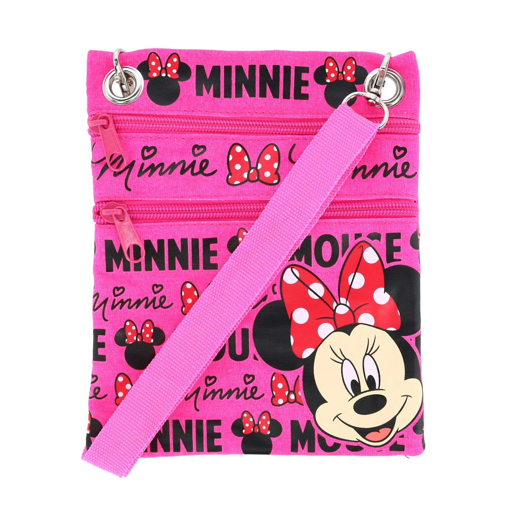 Minnie Mouse Sac à Bandoulière Passeport Charmant Rose