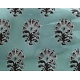 thumbnail image 5 of oneOone Georgette Viscose Turquoise Blue Fabric Block Craft Projects Decor Fabric Printed By The Yard 42 Inch Wide, 5 of 5