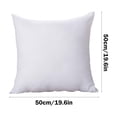 thumbnail image 3 of Dvkptbk Pillow Core Pillow Core Pillow Core Coussin Maison Hôtel Sofa Coton Insert Oreiller Literie, 3 of 6