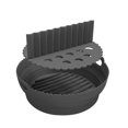 thumbnail image 1 of RKSTN Kitchen Utensils Foldable Fryer Silicone Pot No More Cleaning Basket Using The Fryer -[8.5inch] Kitchen Utensils, 1 of 1