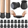 thumbnail image 1 of 16pcs Chair Leg Floor Protectors, Silicone Covers To Protect Floors Felt Bottom Furniture Non Slip Protector Pads Caps, 1 of 5